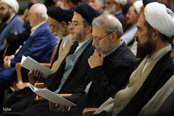 مراسم ختم همسر آیت الله سیستانی در تهران