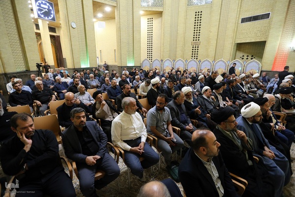 مراسم ختم همسر آیت الله سیستانی در تهران