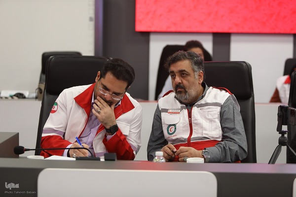 نشست خبری رئیس جمعیت هلال احمر