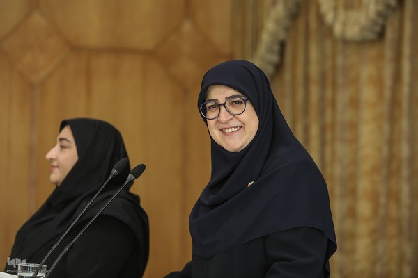 نشست خبری فاطمه مهاجرانی، سخنگوی دولت