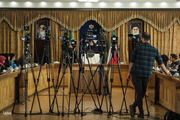 نشست خبری فاطمه مهاجرانی، سخنگوی دولت