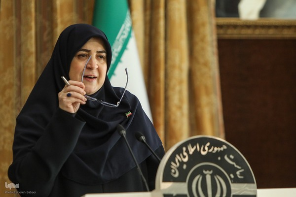 نشست خبری فاطمه مهاجرانی، سخنگوی دولت