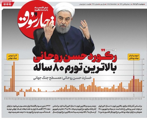 صفحه نخست روزنامه‌های دوشنبه ۱۰ آذر ۱۴۰۴