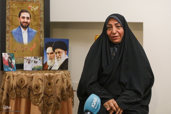 مادر شهید احسان ذاکری