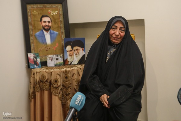 مادر شهید احسان ذاکری