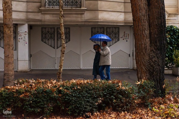 بارش باران پاییزی