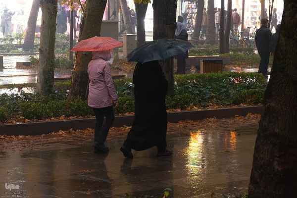 بارش باران پاییزی