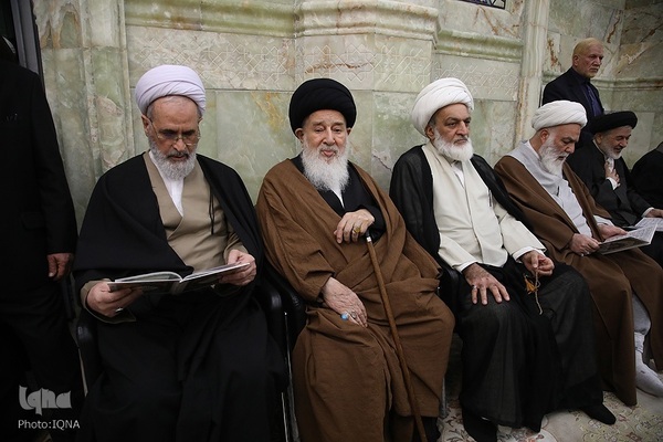 مراسم بزرگداشت آیت الله گلپایگانی در مسجد اعظم قم