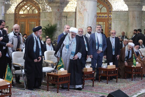 مراسم بهره برداری رسمی از صحن حضرت زهرا (س) در نجف