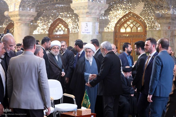 مراسم بهره برداری رسمی از صحن حضرت زهرا (س) در نجف