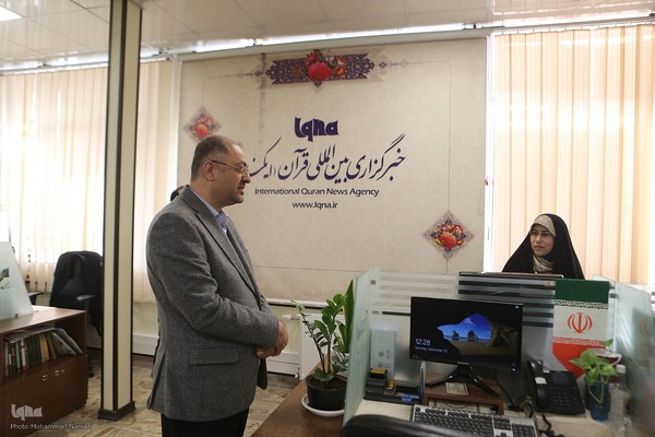 بازدید حسین قرایی مدیرکل روابط عمومی سازمان صدا و سیما از خبرگزاری ایکنا