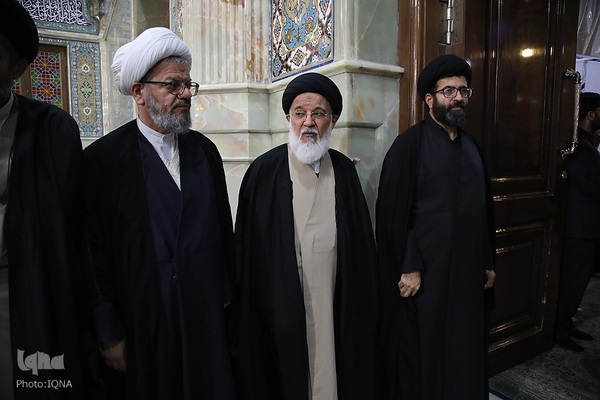 مراسم یادبود آیت‌الله سید محمد شاهچراغی در قم