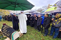 Funérailles de Hassan Cengic, responsable musulman bosniaque
