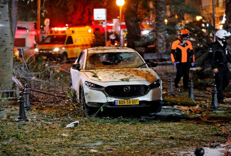 130 missiles tirés sur Tel Aviv et sa banlieue