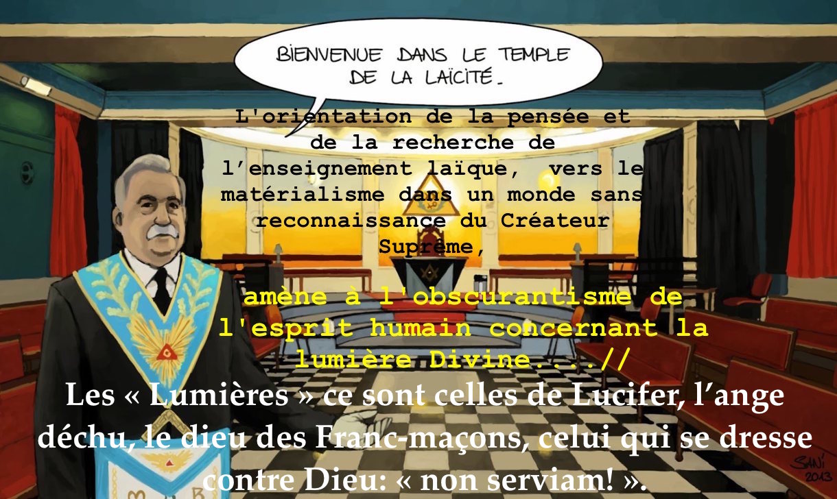 L’islamophobie est organisée par la franc-maçonnerie