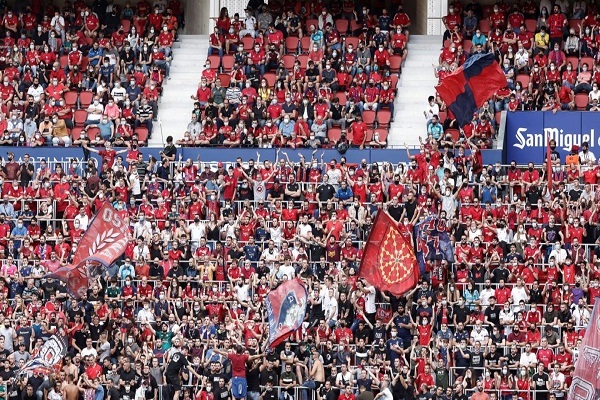 Les fans d’Osasuna soutiennent la Palestine