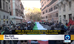 Rome : manifestation de solidarité avec les Palestiniens et les Libanais