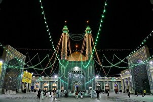 Le sanctuaire de Hazrat Masoumeh à la veille de l'anniversaire de Hazrat Zahra (SA)