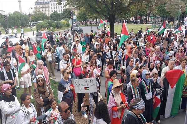 Manifestation à Paris contre le génocide à Gaza