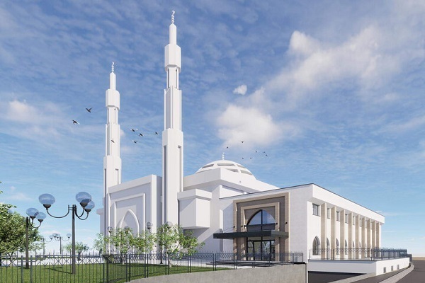 Construction du Centre d'éducation islamique à la veille du mois sacré du Ramadan