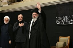 Cérémonie de deuil à la veille de l'Achoura en présence de l'Ayatollah Khamenei